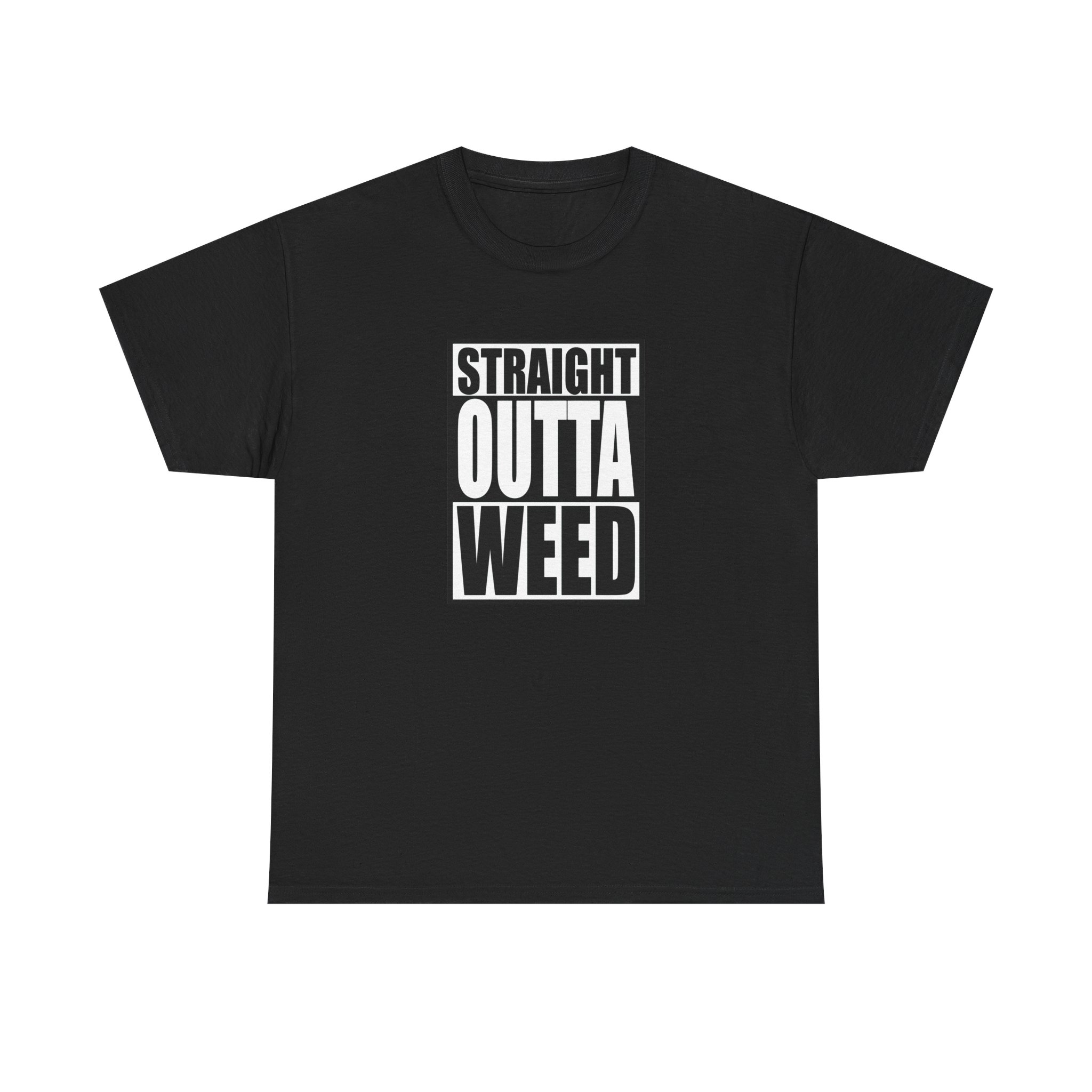 Straight Outta Weed Funny Weed Tee - Image 2
