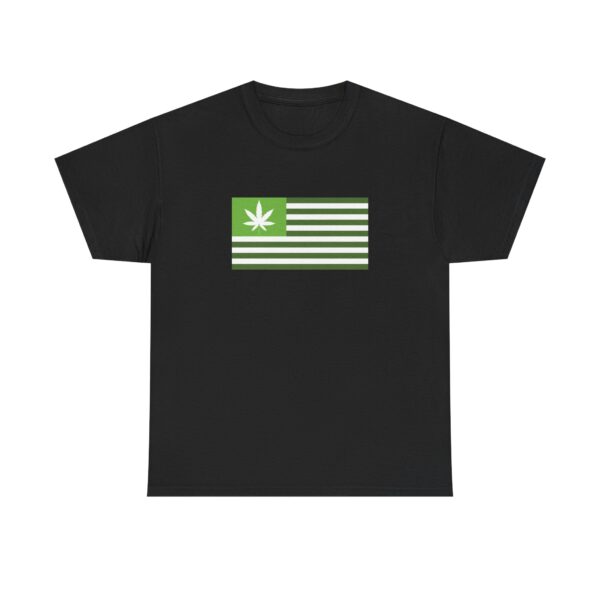 CannAmerican Flag Graphic Weed Shirt