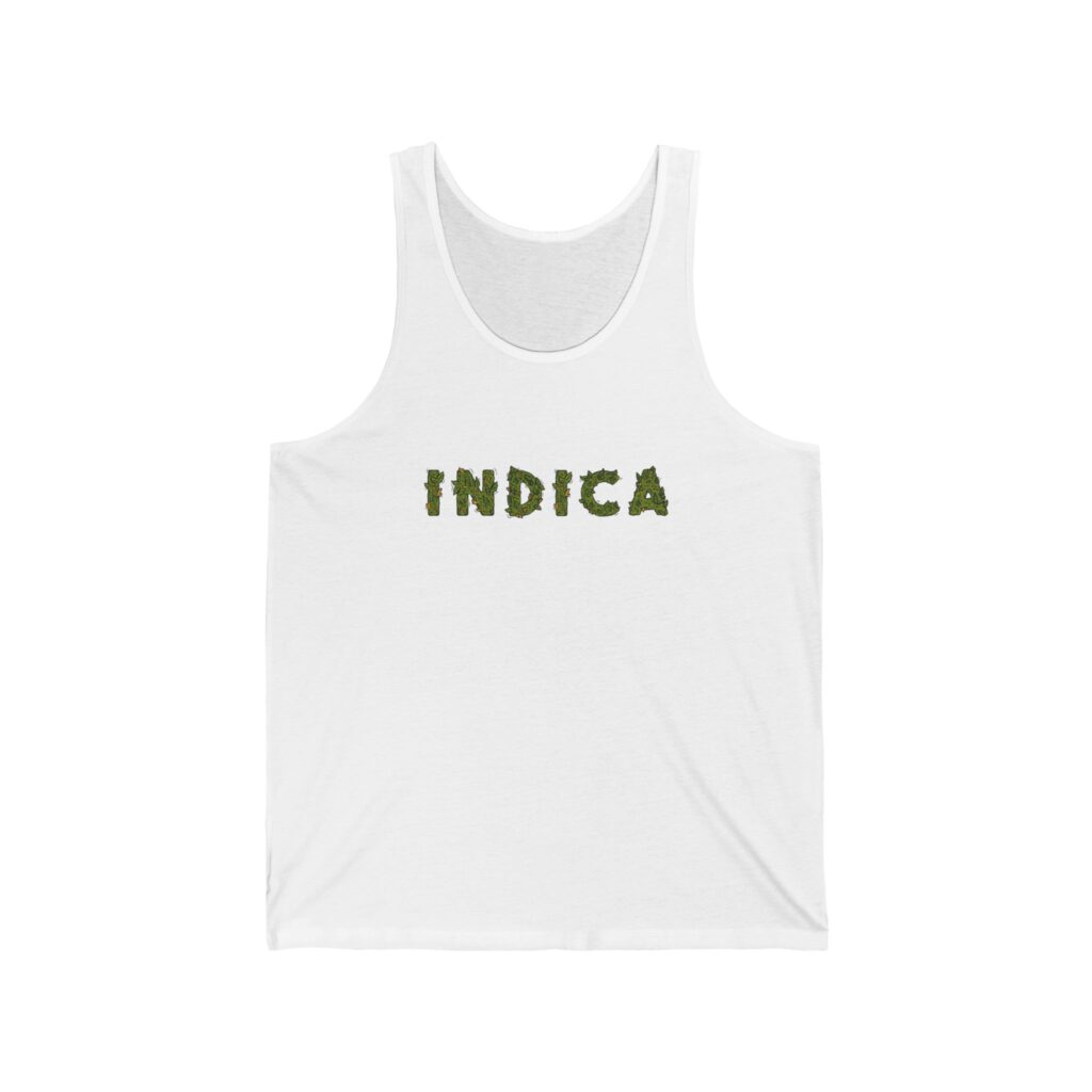 Indica Flower Graphic Weed Tank