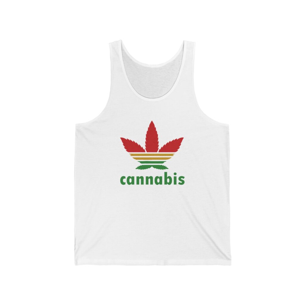 Cannabis Trefoil Funny Weed Tank