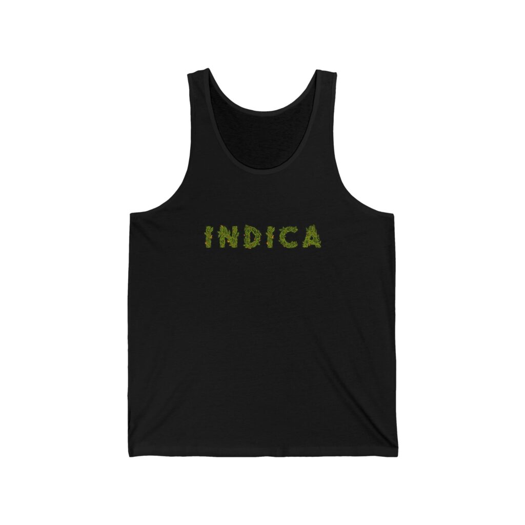 Indica Flower Graphic Weed Tank Top