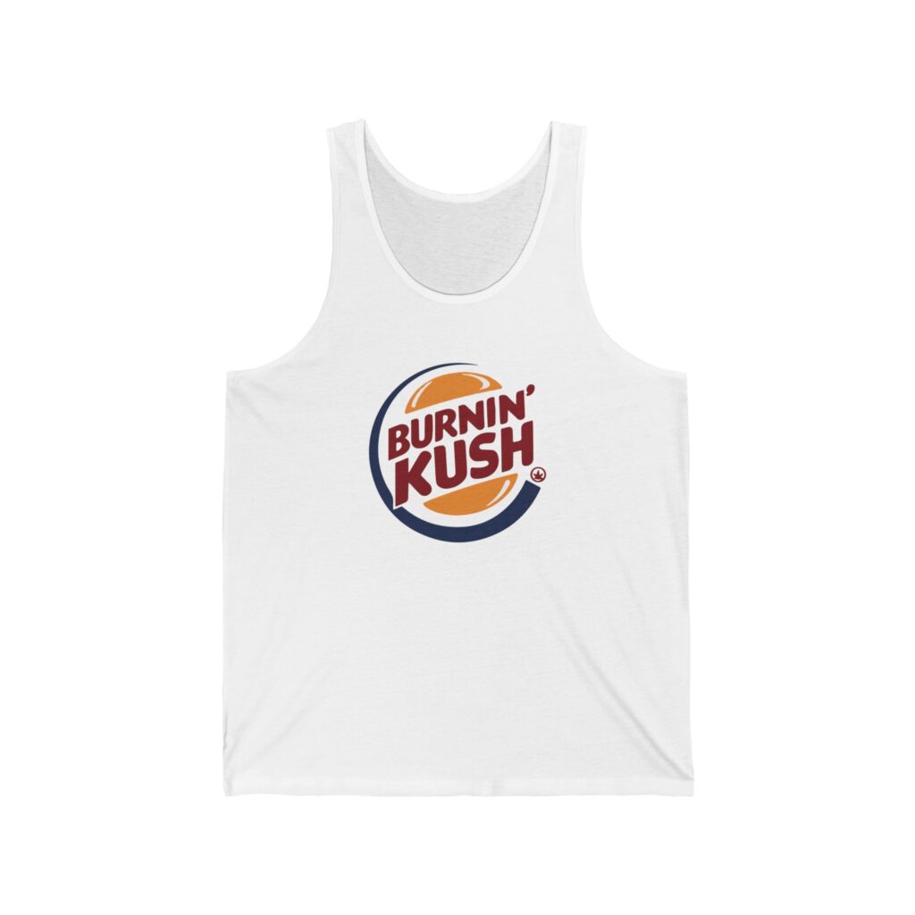 Burnin' Kush Funny Weed Tank