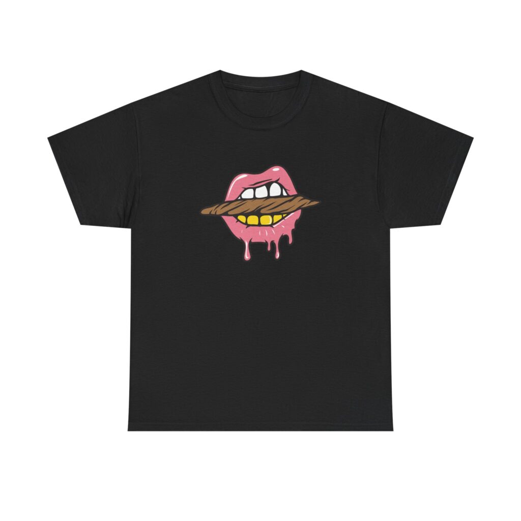 Blunt Lips Graphic Stoner Tee
