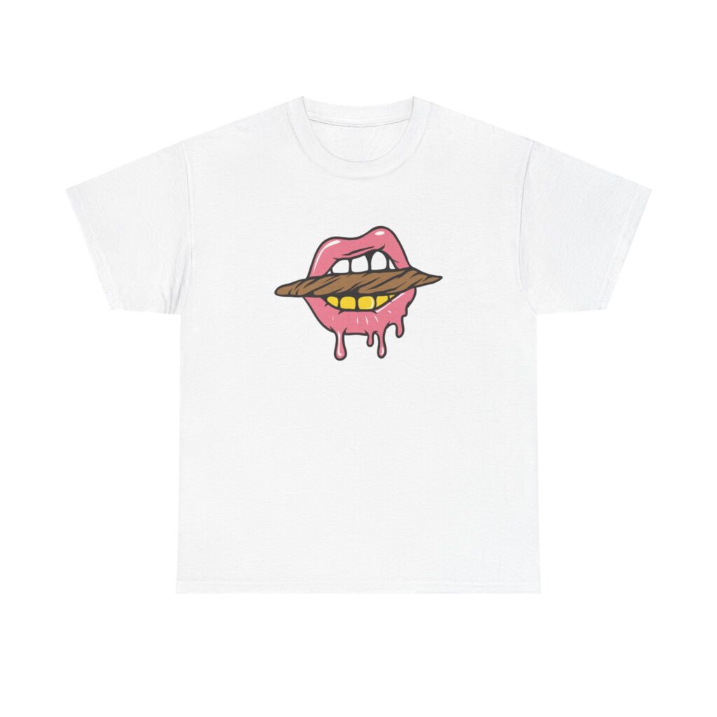 Blunt Lips Graphic Stoner Tee