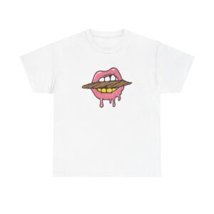 Blunt Lips Graphic Stoner Tee