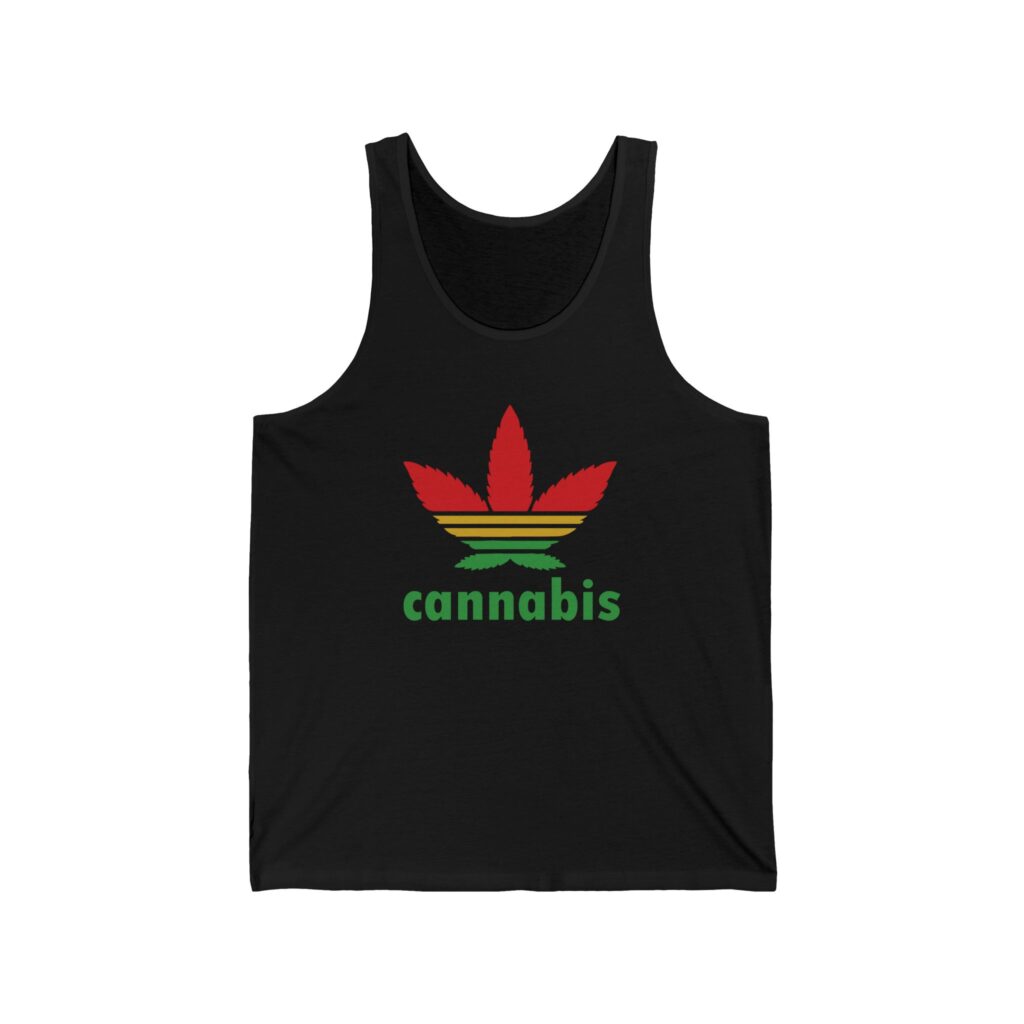 Cannabis Trefoil Funny Weed Tank Top
