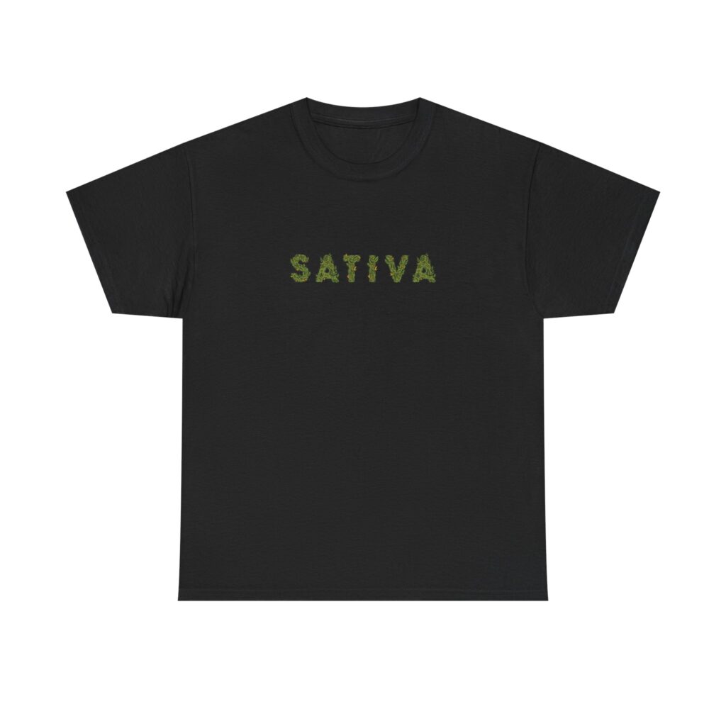 Sativa Flower Graphic Stoner Shirt