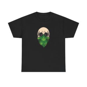 Bandana Skull Graphic Stoner T Shirt