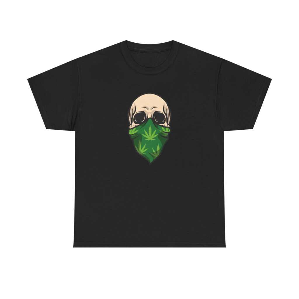 Bandana Skull Graphic Stoner Tee