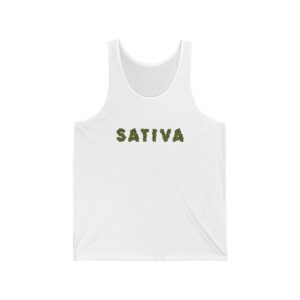 Sativa Flower Graphic Weed Tank