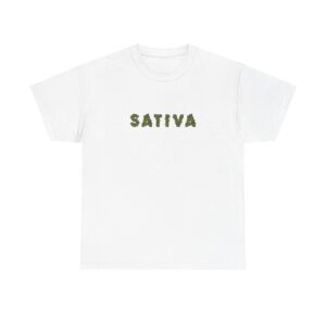 Sativa Flower Graphic Stoner Tee
