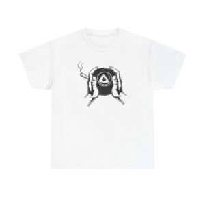 Magic Eight Ball Graphic Marijuana Tee