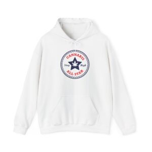 Cannabis All Star Funny Cannabis Hooded Sweatshirt