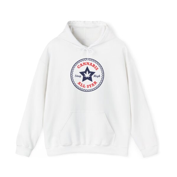 Cannabis All Star Funny Cannabis Hooded Sweatshirt