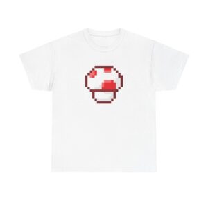 Pixelated Mushroom Graphic 420 Shirt - Image 2