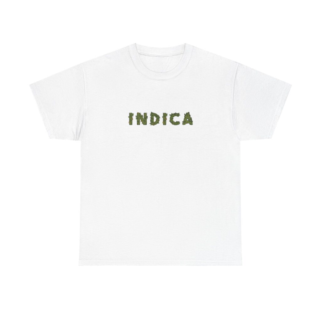 Indica Flower Graphic Marijuana Shirt