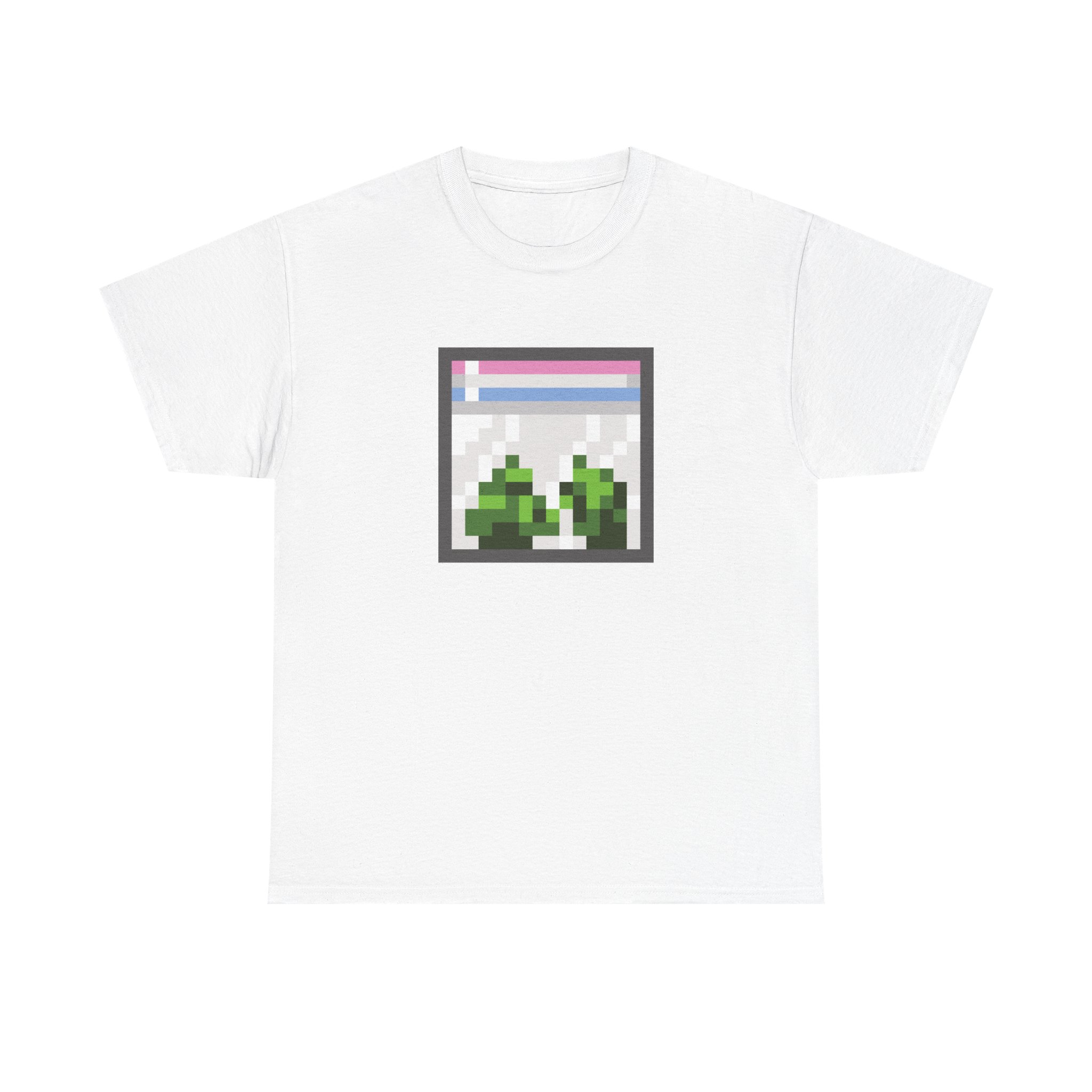 Pixelated Baggie Graphic 420 Tee