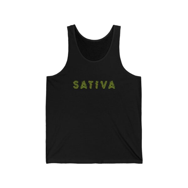 Sativa Flower Graphic Weed Tank