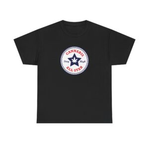 Cannabis All Star Funny Weed Tee - Image 2