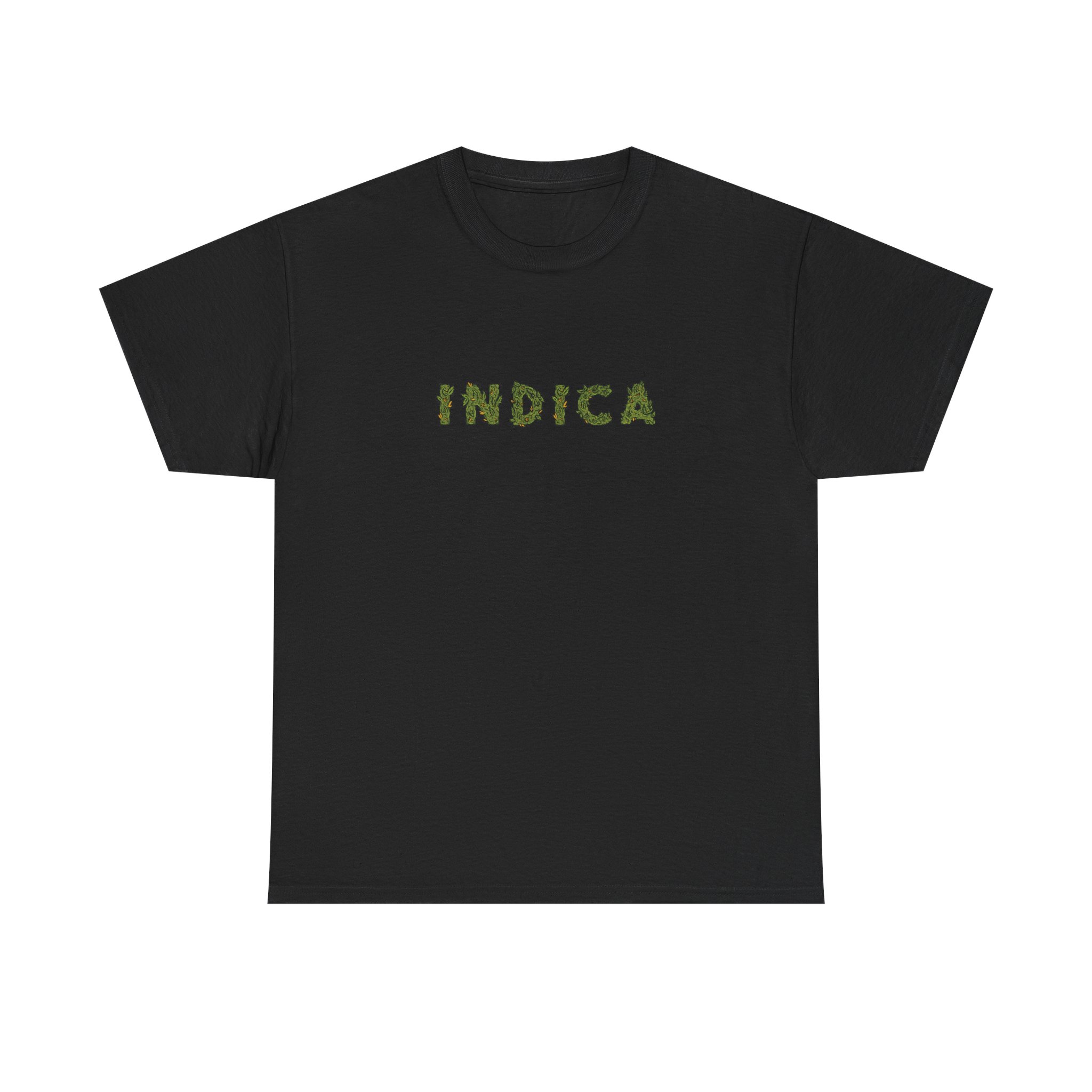 Indica Flower Graphic Marijuana Tee - Image 2