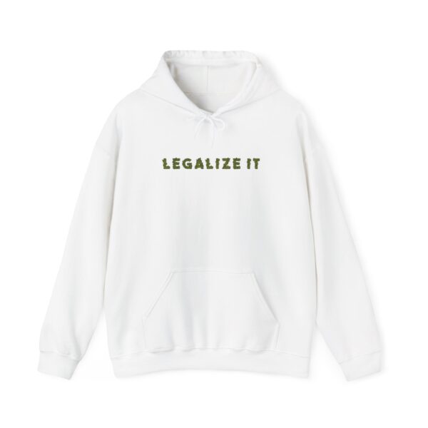 Legalize It Graphic Weed Hooded Sweatshirt