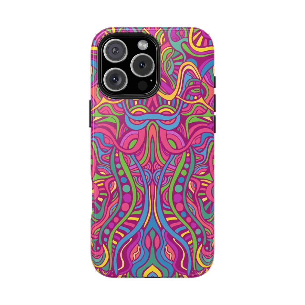 Psychedelic Fractal Stoner iPhone Case