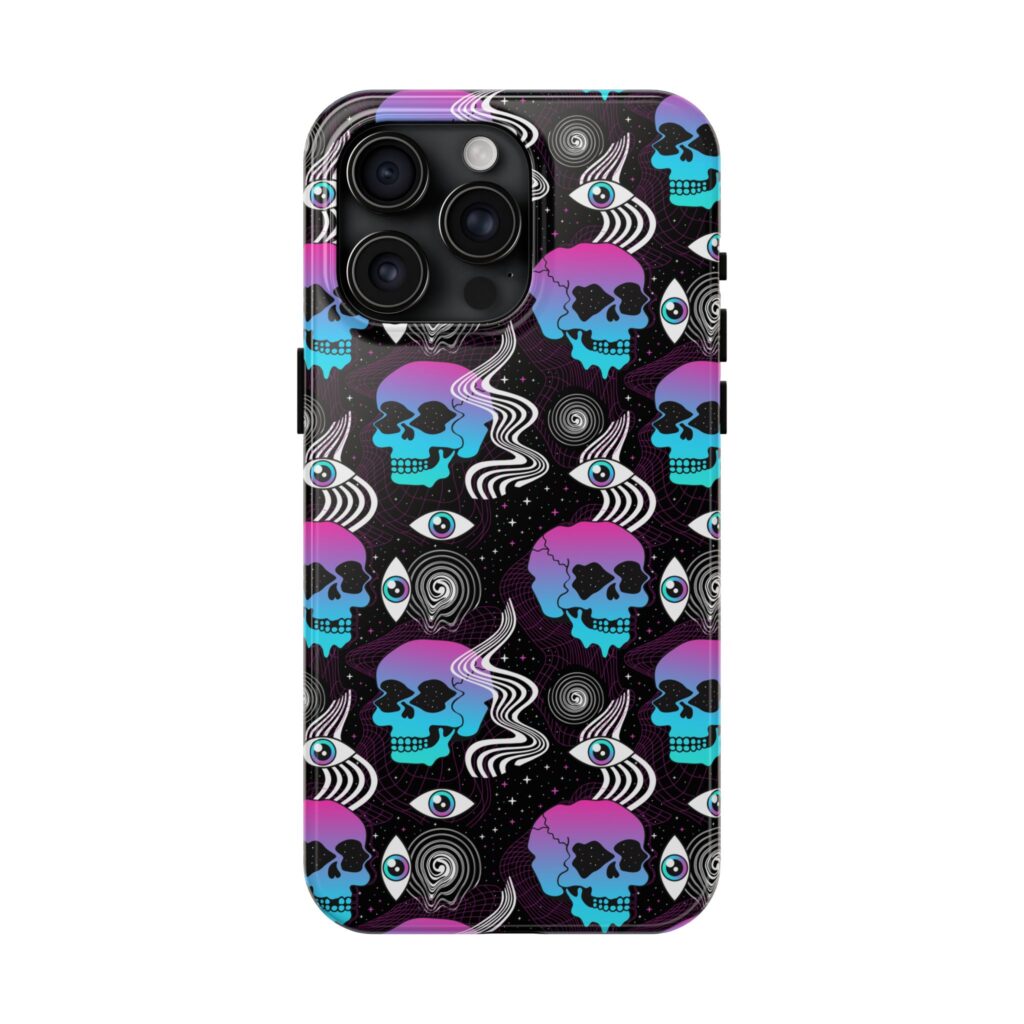 Space Skulls 420 iPhone Case
