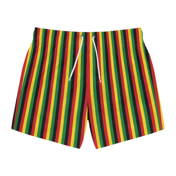 Rasta Stripe 420 Swim Trunks