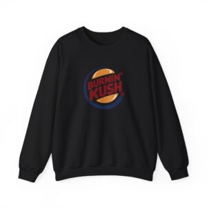 Burnin' Kush Funny Weed Sweatshirt
