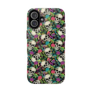 Mushroom Skulls Weed iPhone Case - Image 17