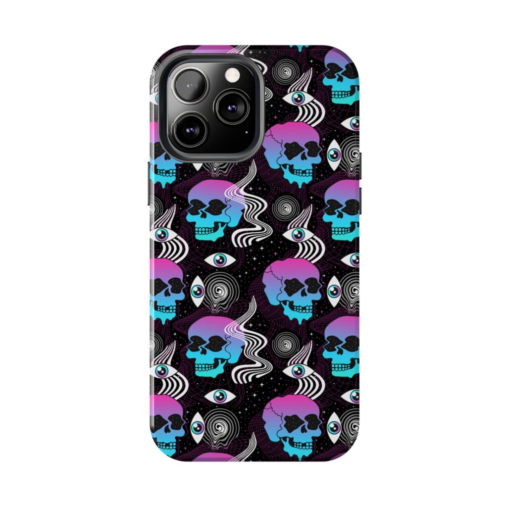 Space Skulls 420 iPhone Case