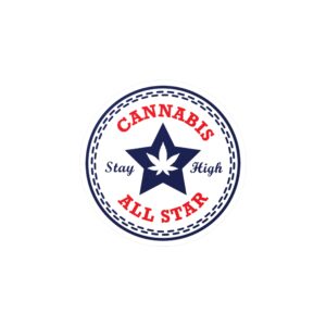 Cannabis All Star Stoner Sticker