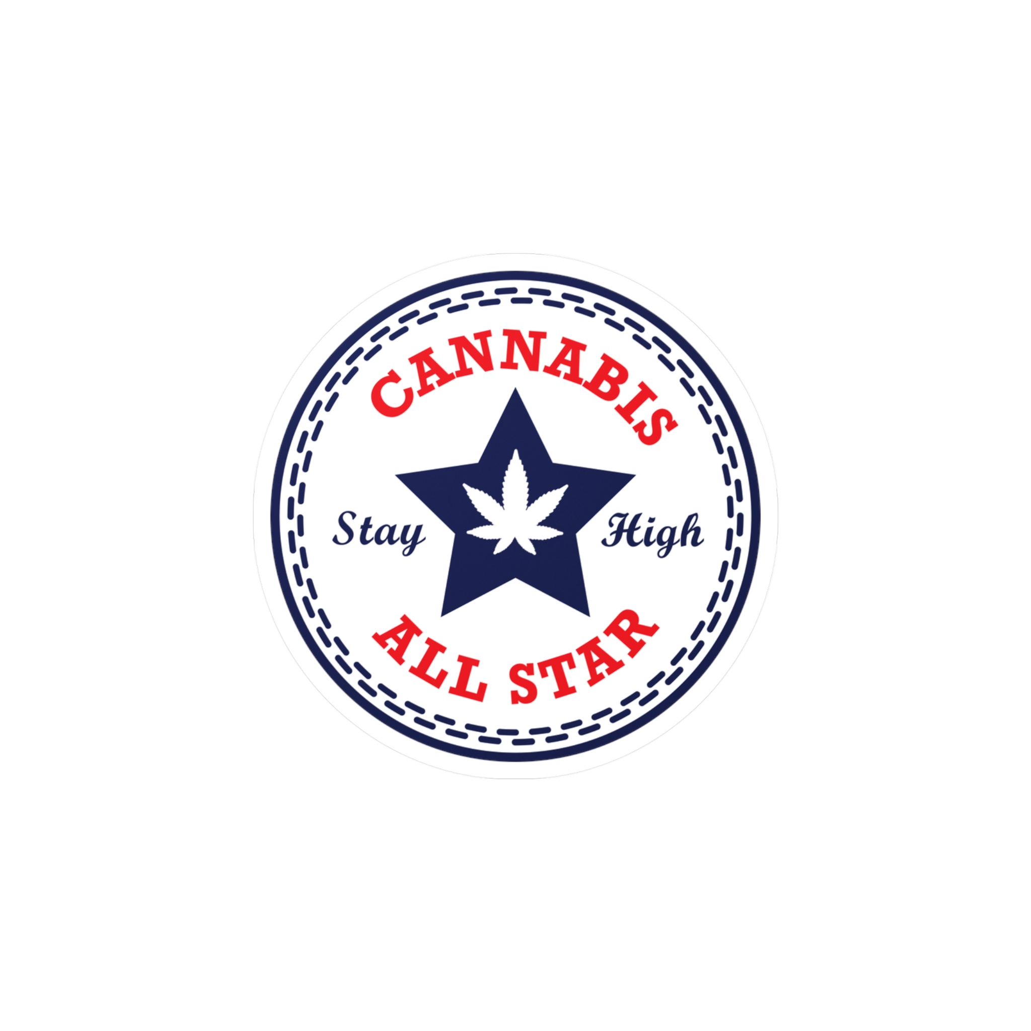 Cannabis All Star Stoner Sticker