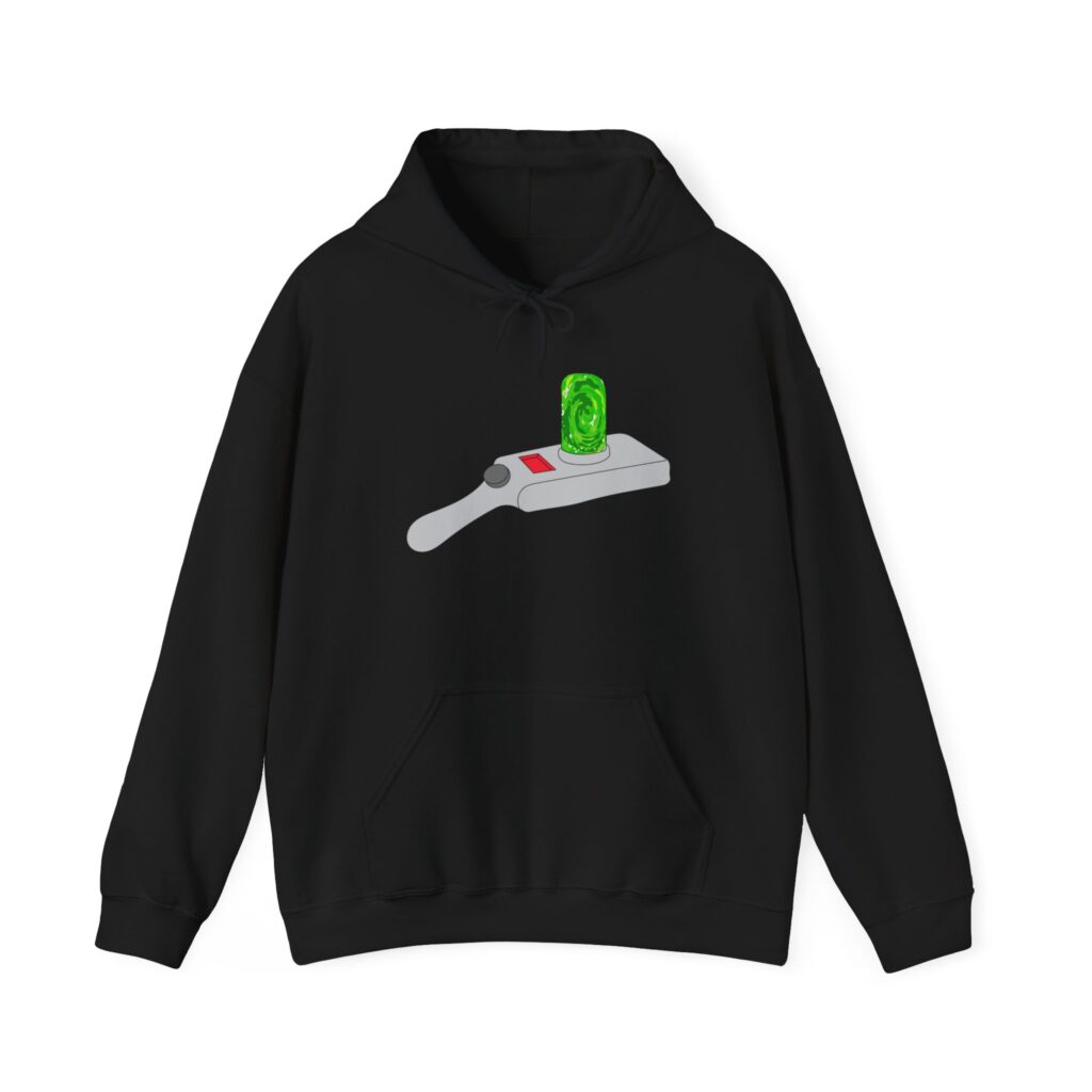 Portal Gun Funny Stoner Hooded Sweatshirt