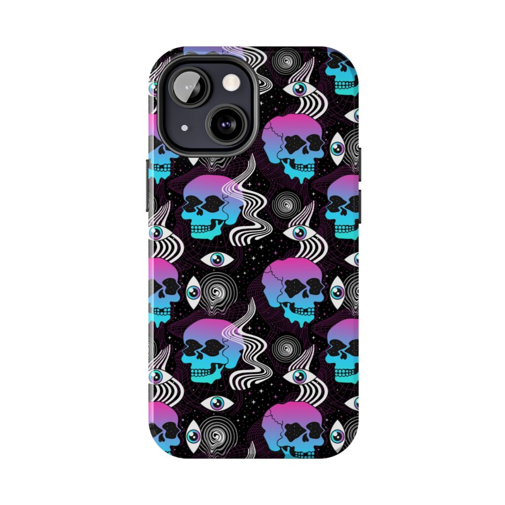 Space Skulls 420 iPhone Case