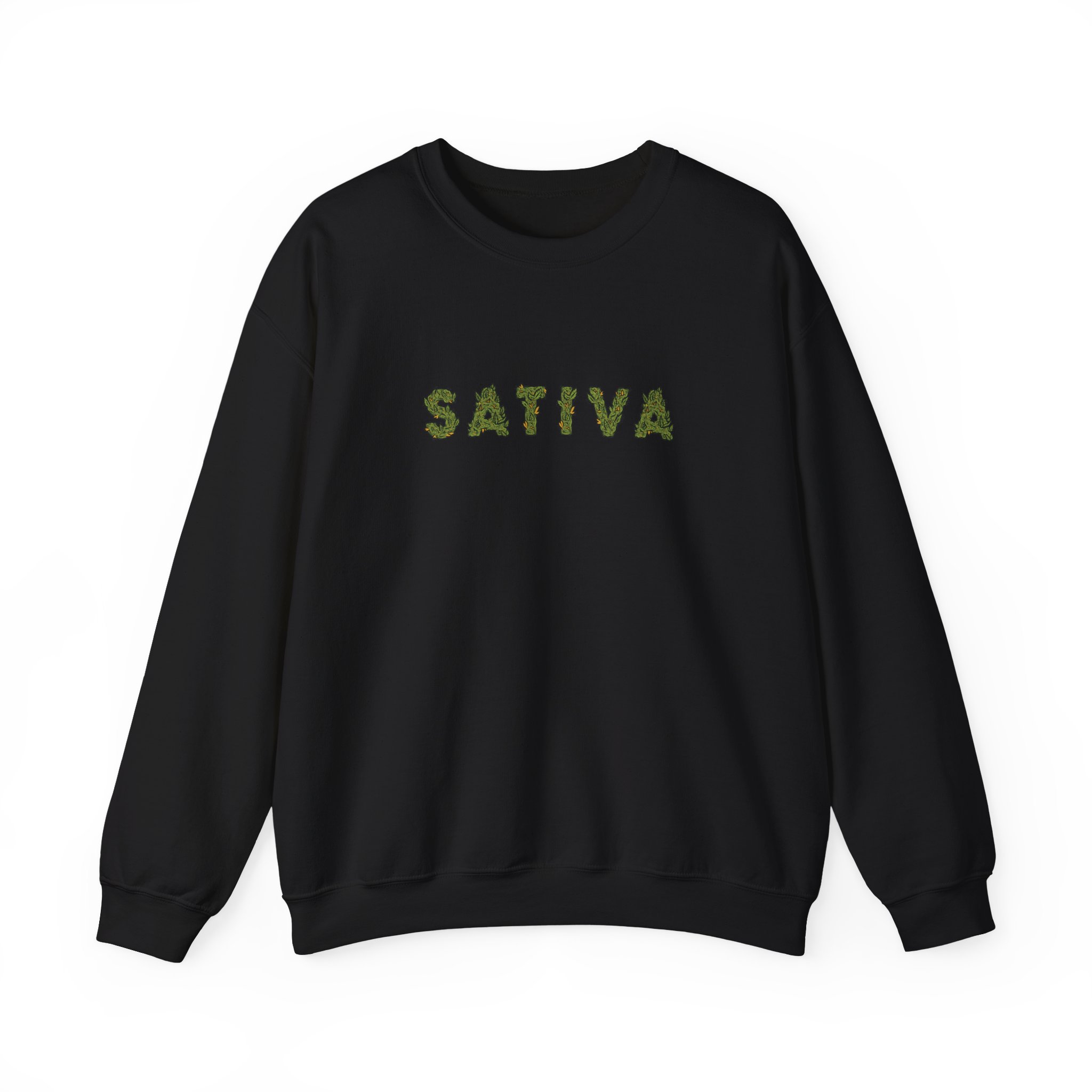 Sativa Flower Graphic Weed Sweatshirt