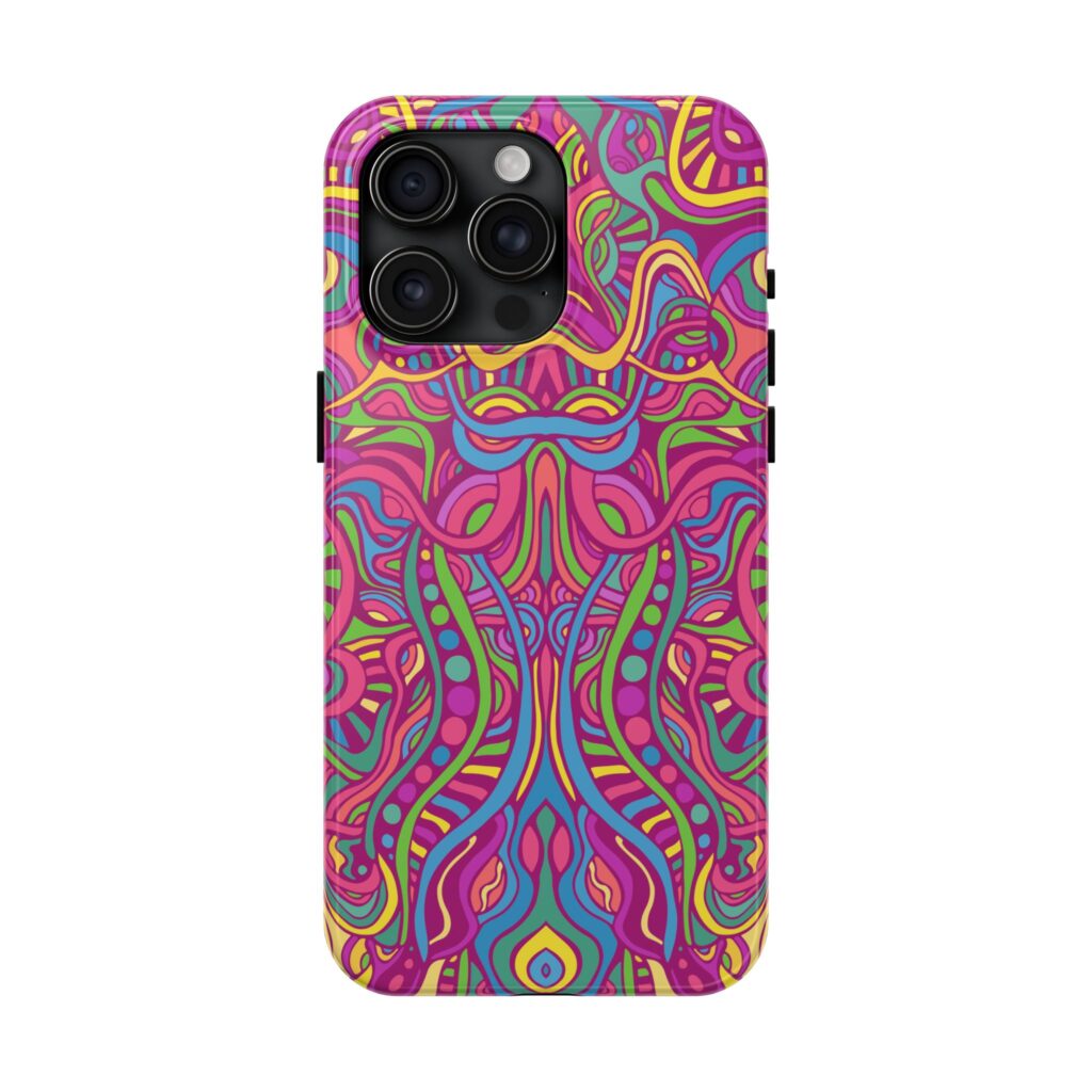 Psychedelic Fractal Stoner iPhone Case
