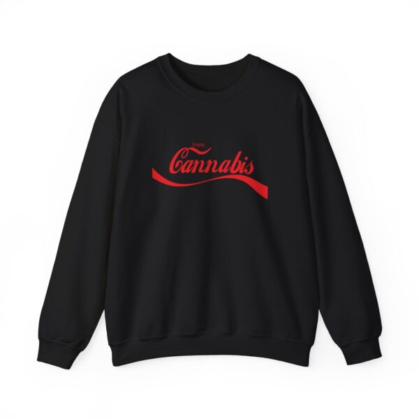 Enjoy Cannabis Funny Stoner Crewneck Sweatshirt