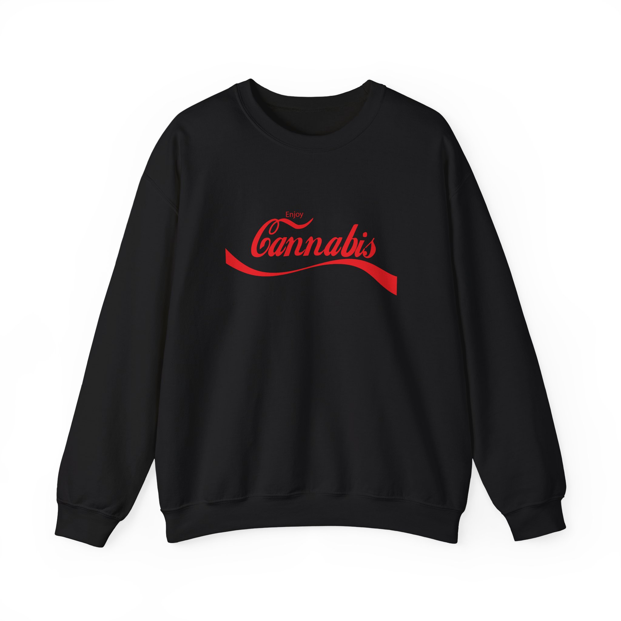 Enjoy Cannabis Funny Stoner Sweatshirt