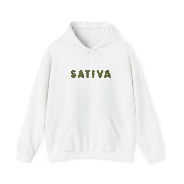 Sativa Flower Graphic Weed Hooded Sweatshirt