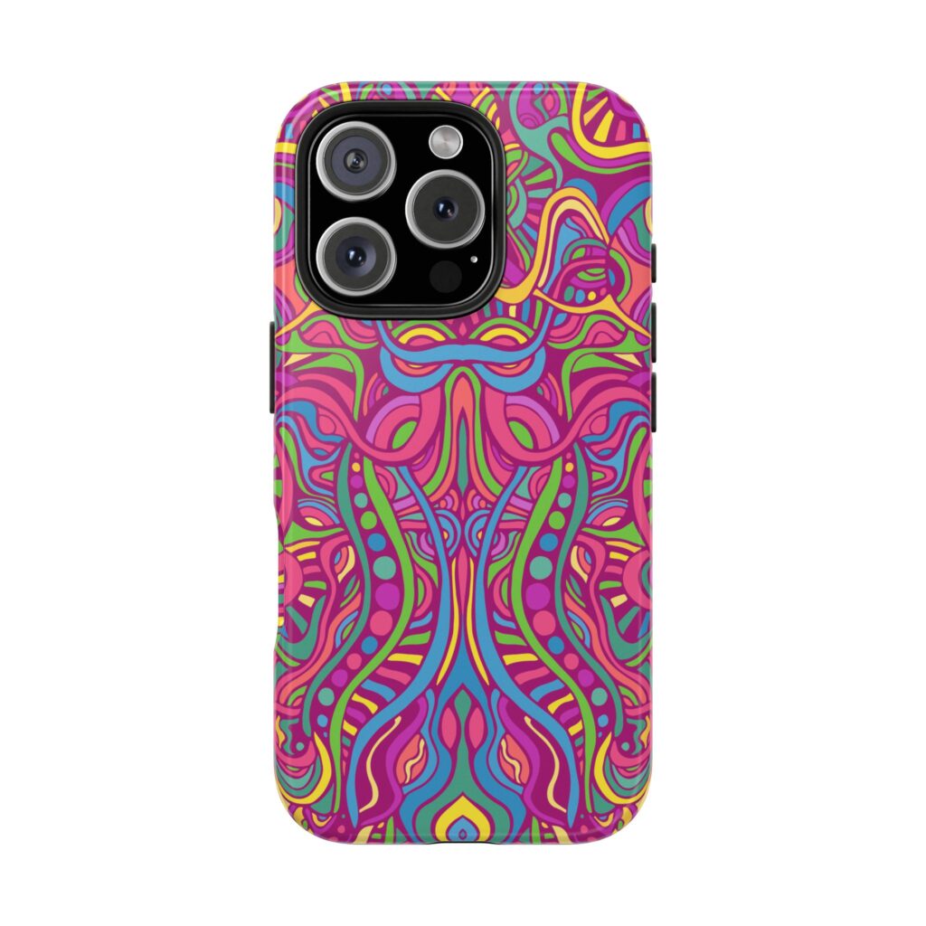 Psychedelic Fractal Stoner iPhone Case