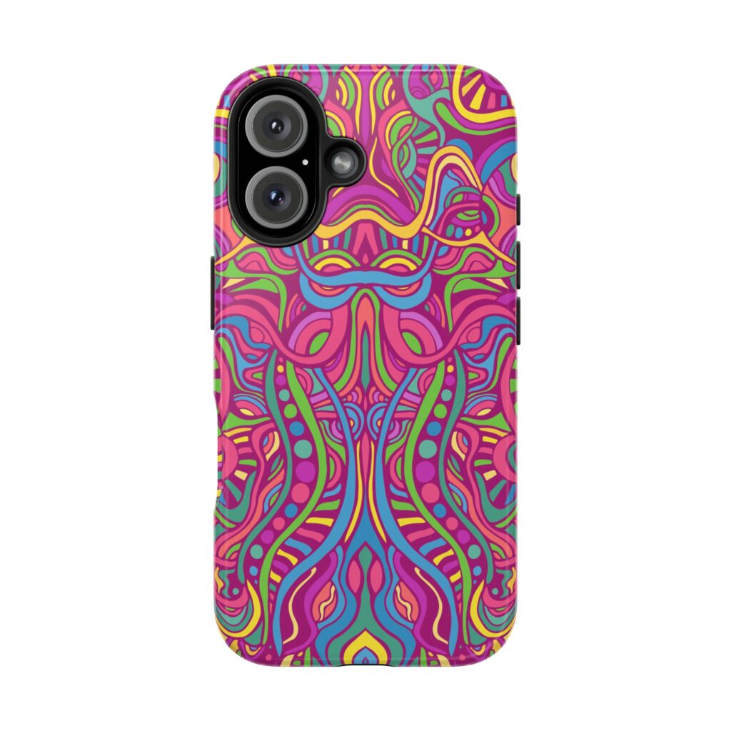 Psychedelic Fractal Stoner iPhone Case