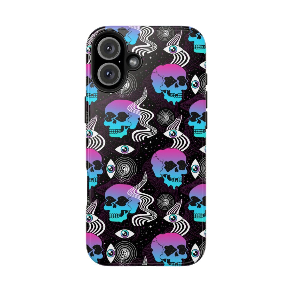 Space Skulls 420 iPhone Case