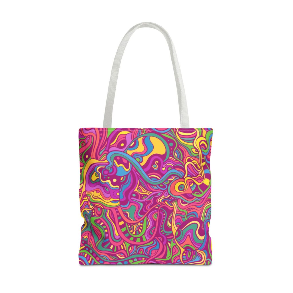 Psychedelic Fractal Stoner Tote Bag