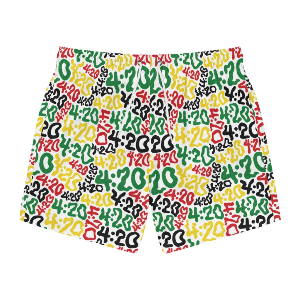 Four Twenty Cannabis Swim Trunks