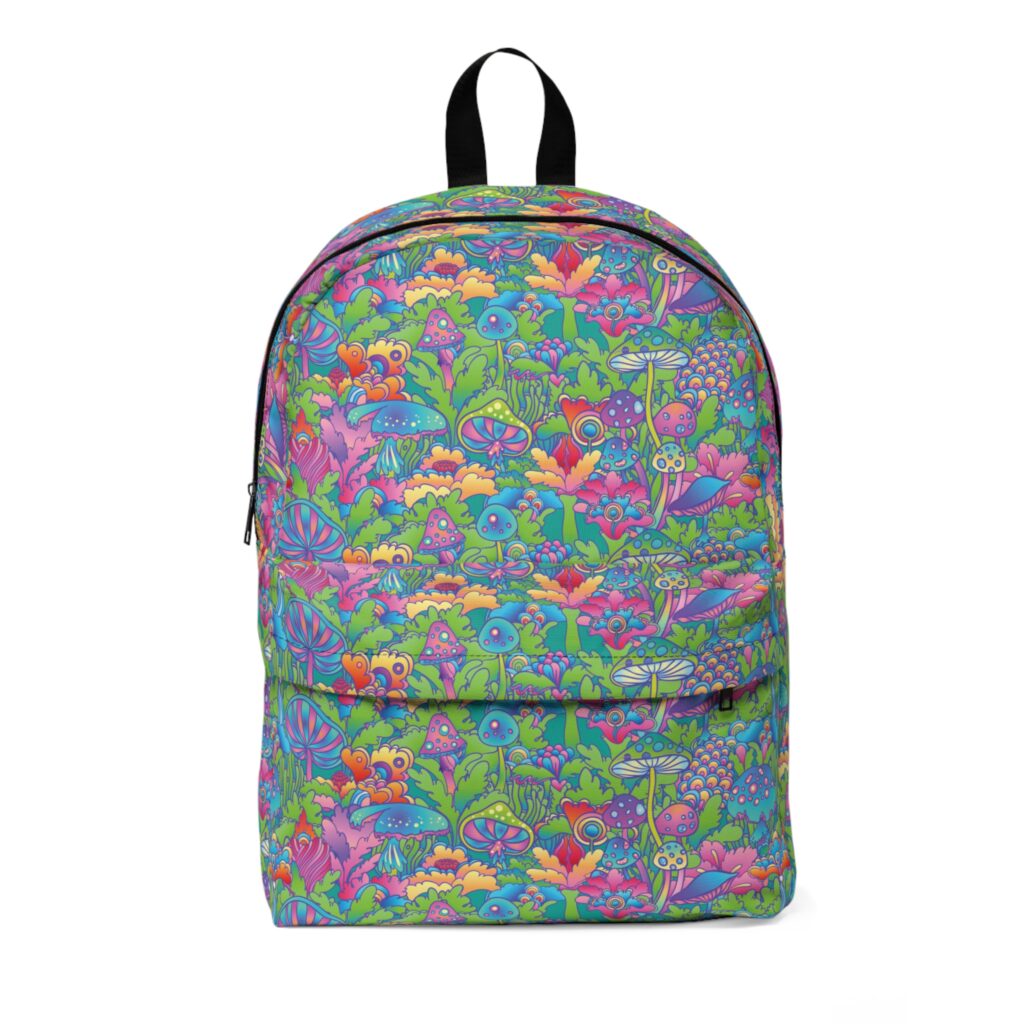 Mushrooms Psychedelic 420 Backpack