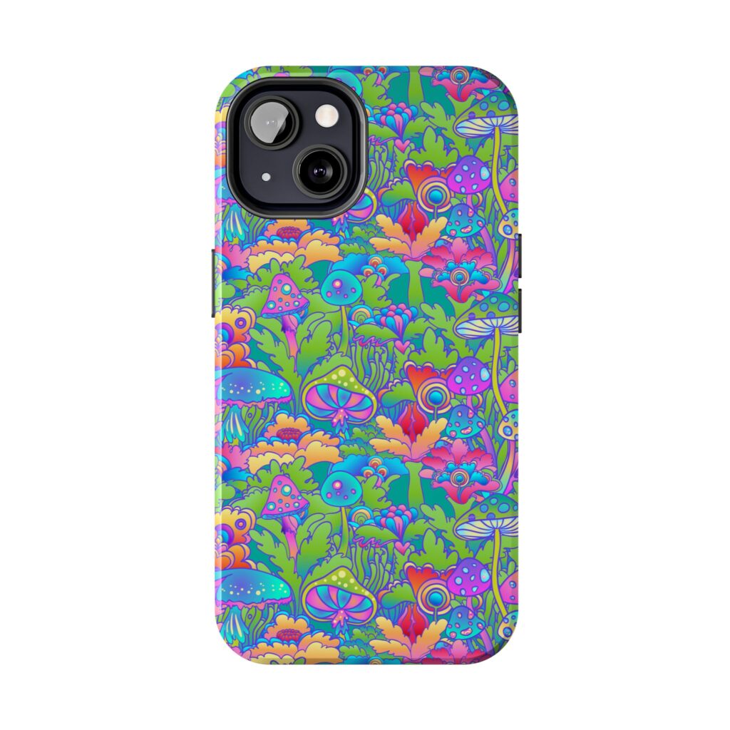 Mushrooms Psychedelic 420 iPhone Case