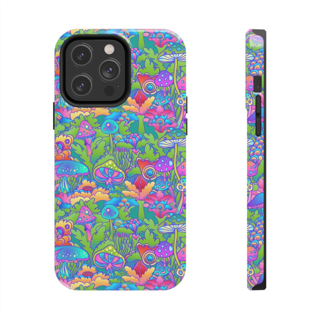 Mushrooms Psychedelic 420 iPhone Case