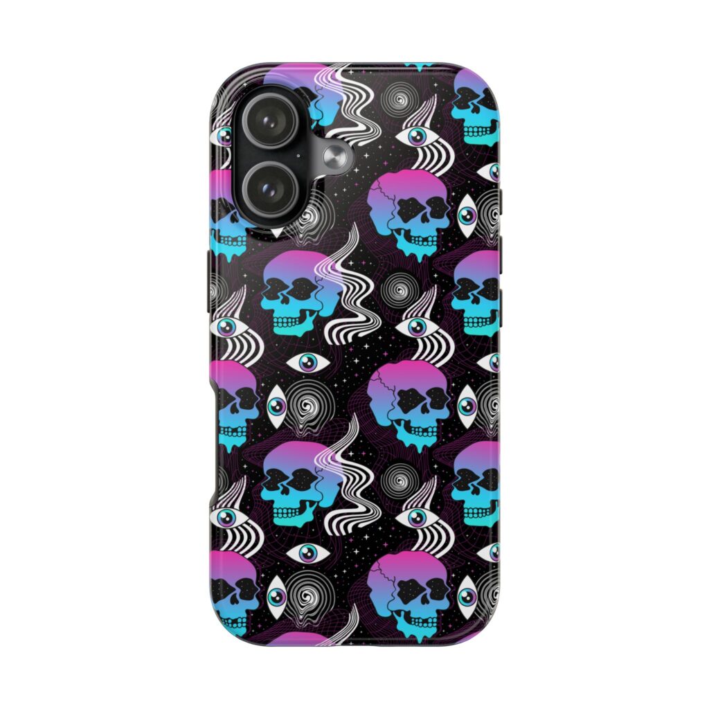 Space Skulls 420 iPhone Case