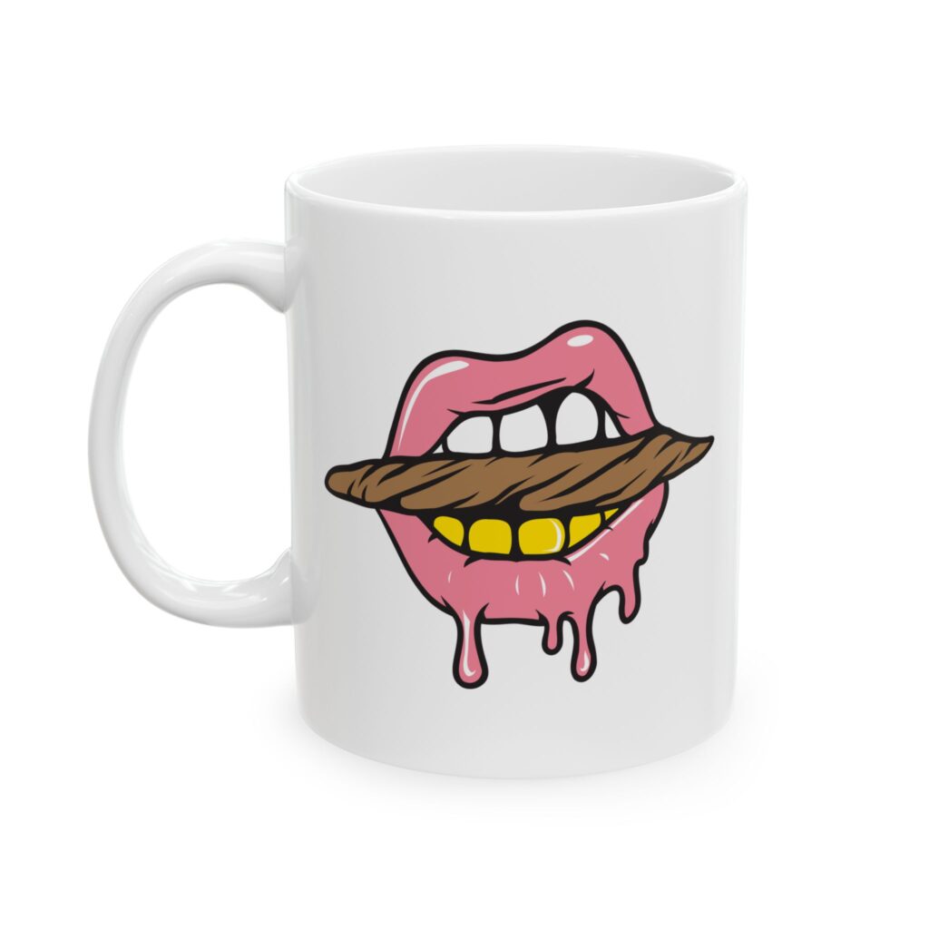 Blunt Lips Weed Coffee Mug